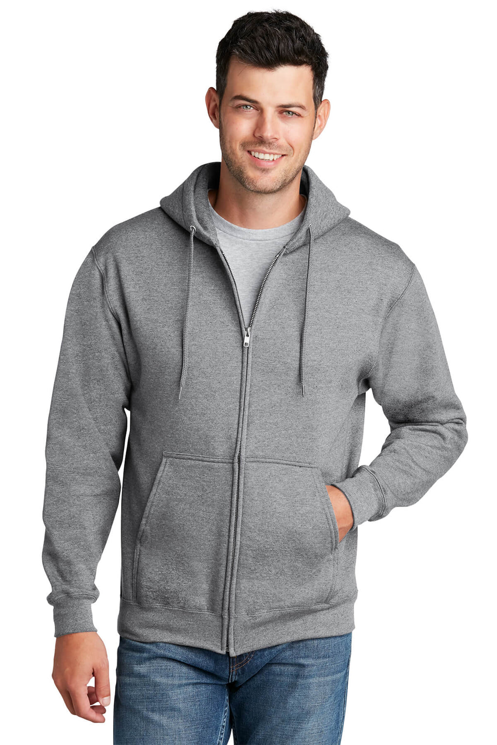 Port & Company Core Fleece Full-Zip Hooded Sweatshirt-6