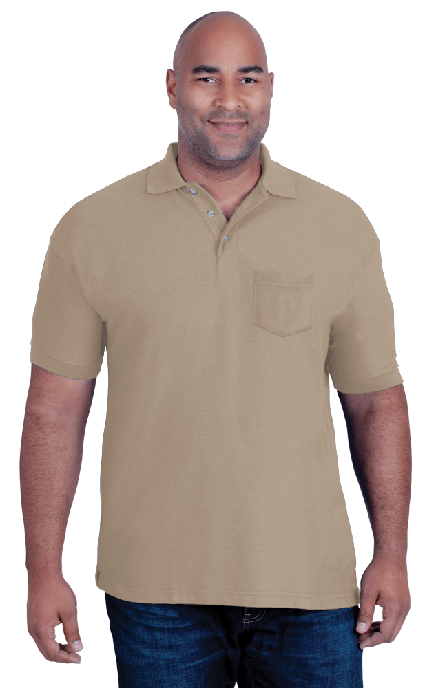 Blue Generation Men's 60/40 Teflon Pique Polo Shirt With Pocket-10