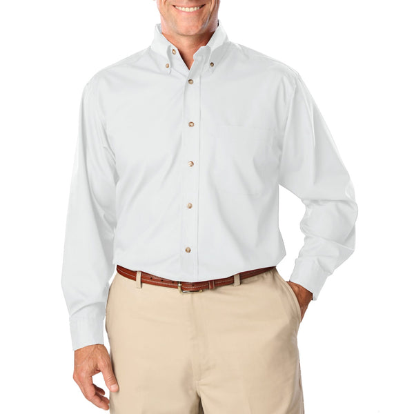 Blue Generation Men's Long Sleeve Easy Care Poplin Shirt