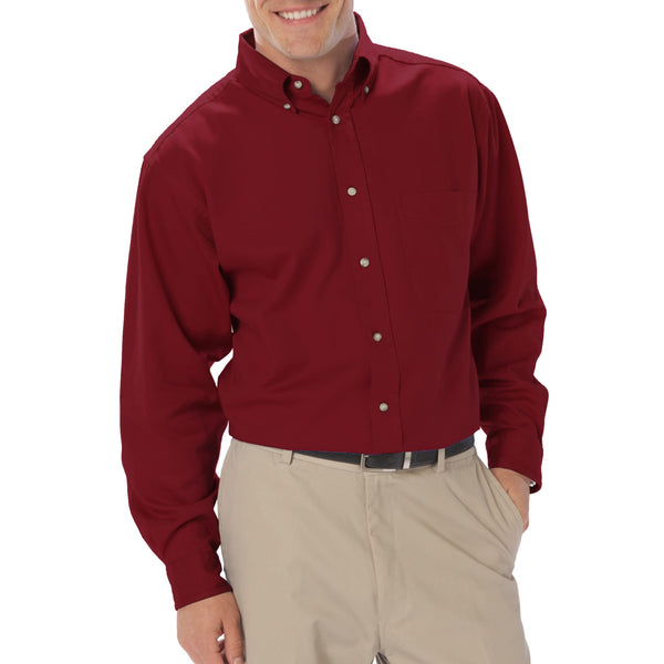 Blue Generation Men's Long Sleeve Cotton Twill Shirt