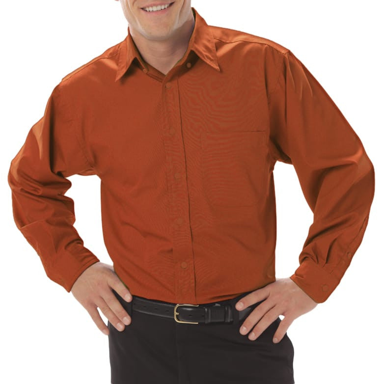 Blue Generation Men's Long Sleeve Fine Line Twill-2