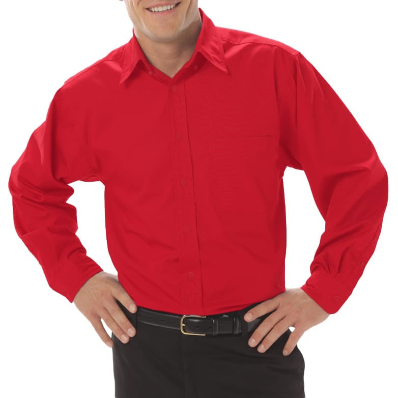 Blue Generation Men's Long Sleeve Fine Line Twill-9