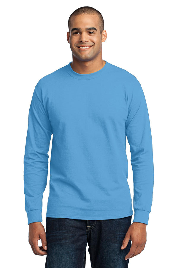 Port & Company 50/50 Poly/Cotton Long Sleeve Tee