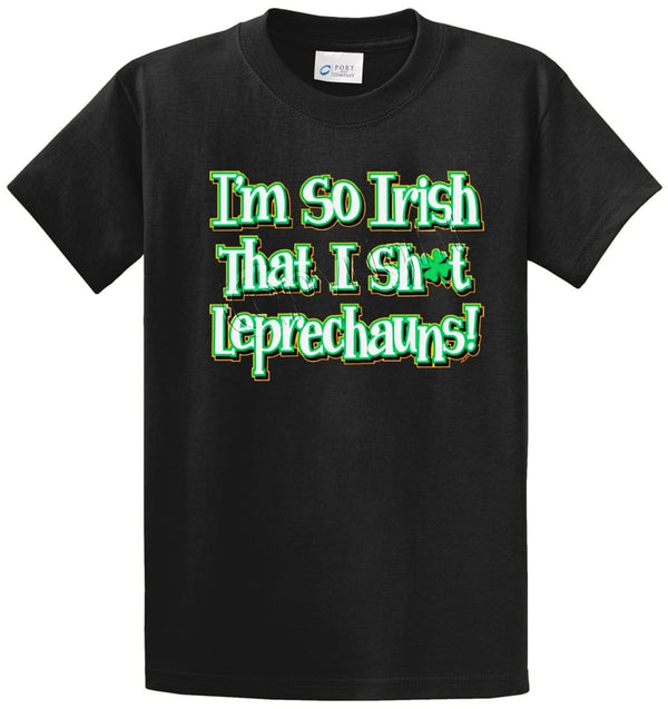 I'm So Irish, Leprechauns Printed Tee Shirt
