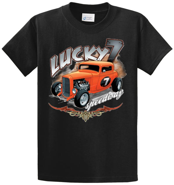 Lucky 7 Speedway Printed Tee Shirt