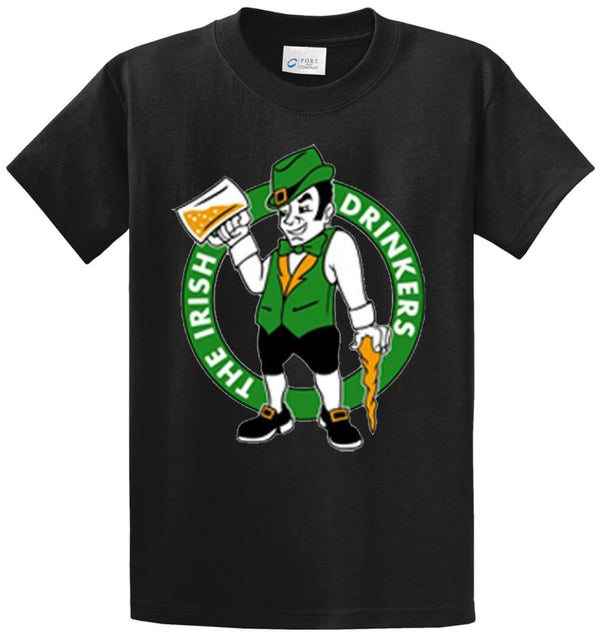 Irish Drinkers Printed Tee Shirt