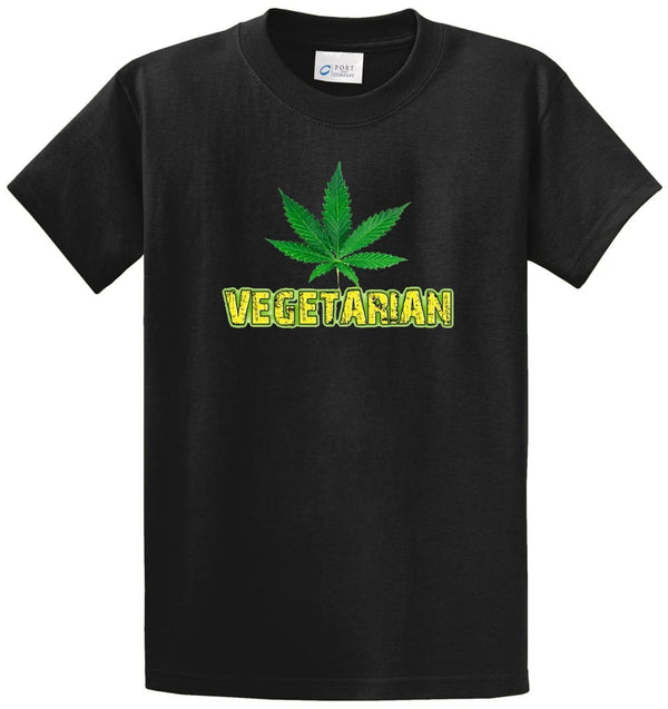 Vegetarian Printed Tee Shirt