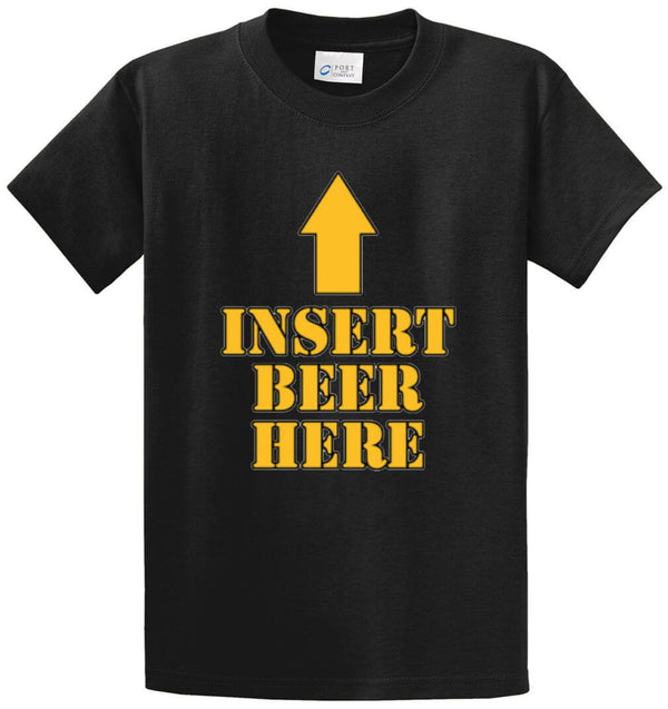Insert Beer Here Printed Tee Shirt