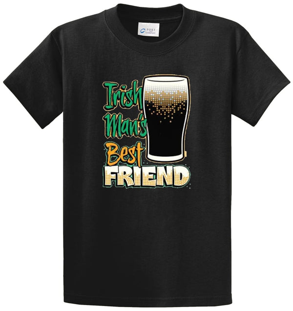 Irish Mans Best Friend Printed Tee Shirt