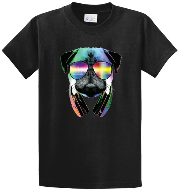 Dj Pug Printed Tee Shirt