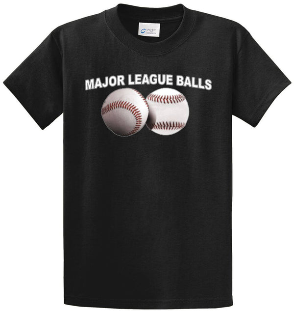 Major League Balls Printed Tee Shirt