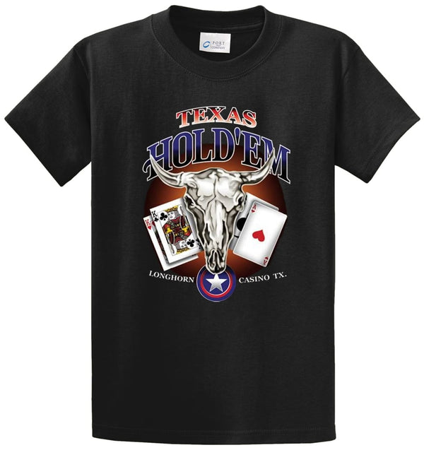 Texas Hold'Em Printed Tee Shirt