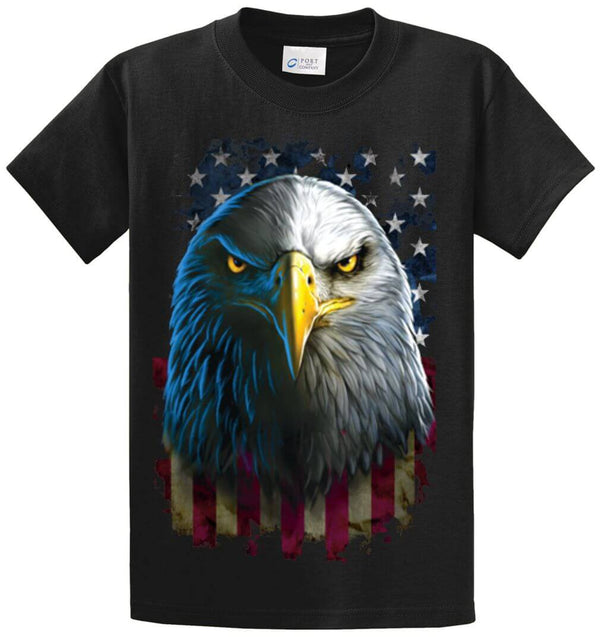 Eagle Stare Printed Tee Shirt