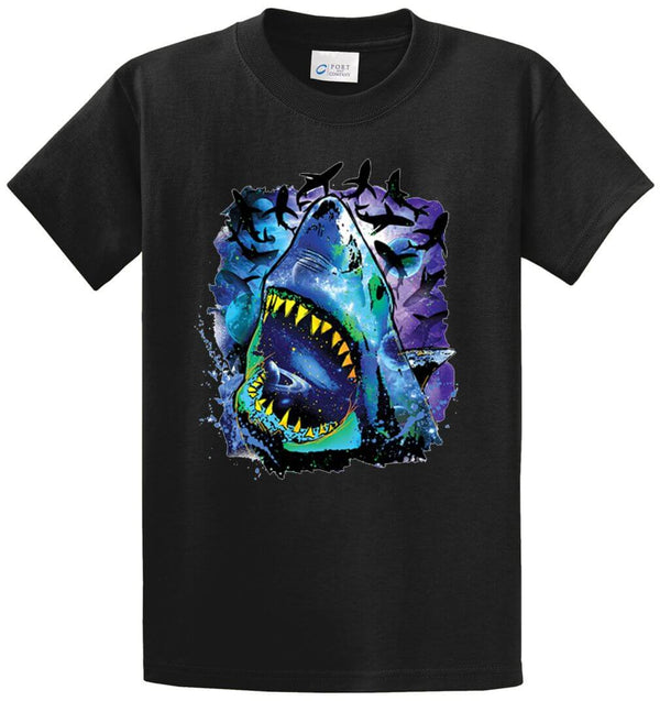 Cosmo Shark Printed Tee Shirt