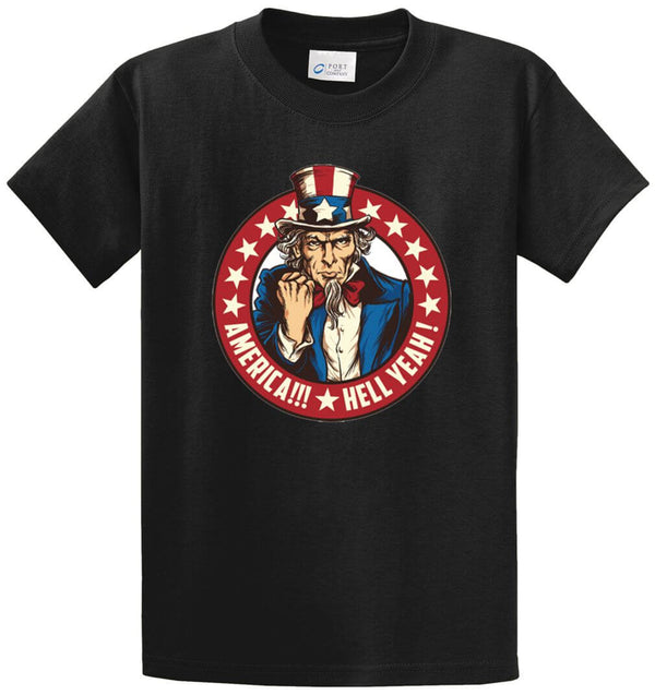 America Hell Yeah Printed Tee Shirt