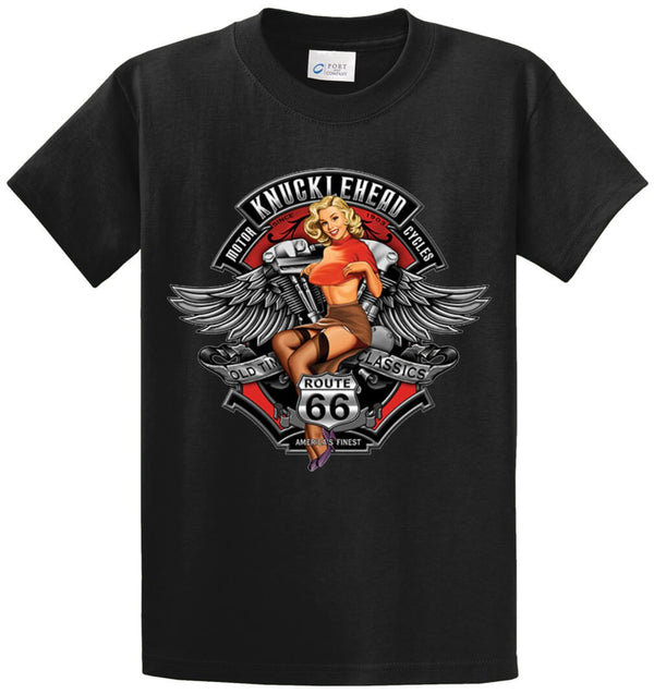 Knucklehead Pinup Printed Tee Shirt