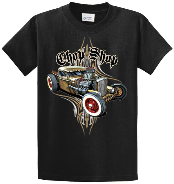 Rat Rod Chop Shop Printed Tee Shirt