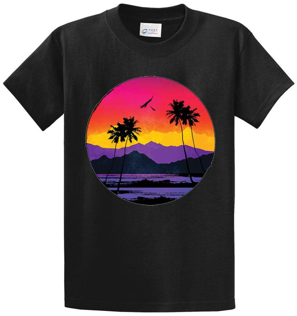 Paradise Circle Printed Tee Shirt