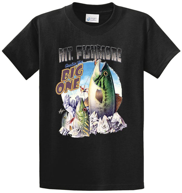 Mount Fishmore Printed Tee Shirt