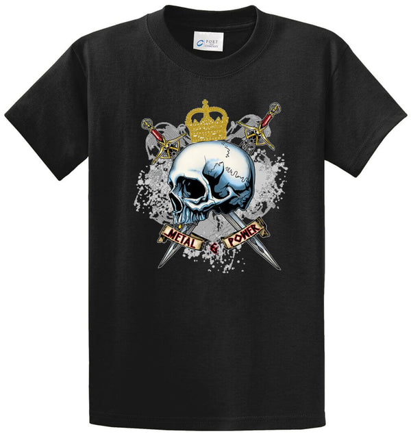Metal And Power Printed Tee Shirt