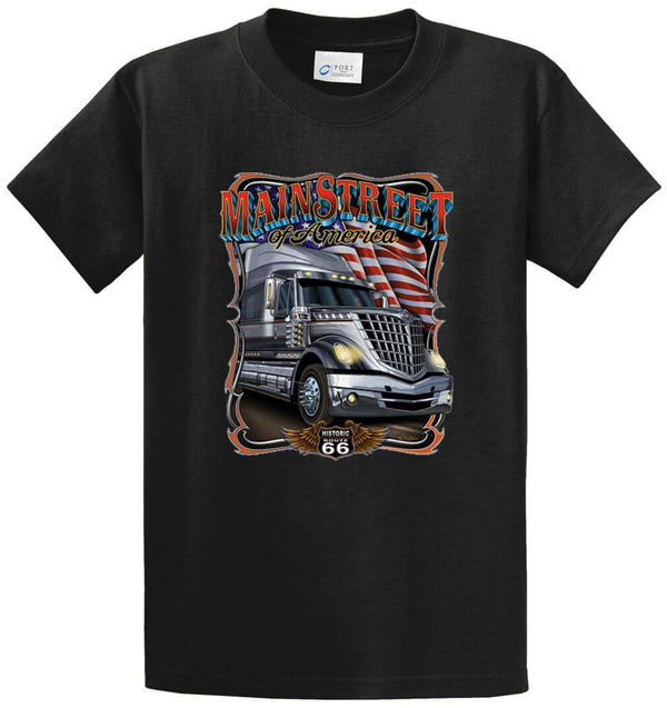 Main Street Truck Printed Tee Shirt