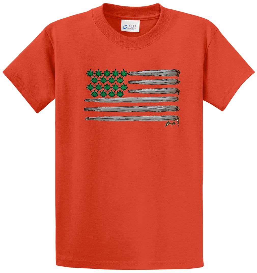 Joint Flag Printed Tee Shirt-1