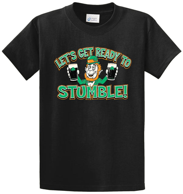 Lets Get Ready To Stumble Printed Tee Shirt