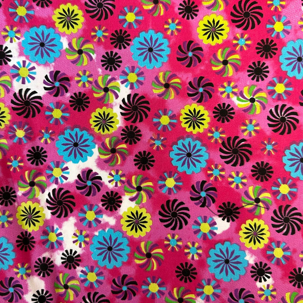 V-Neck Style Printed Scrub Top Closeout-7