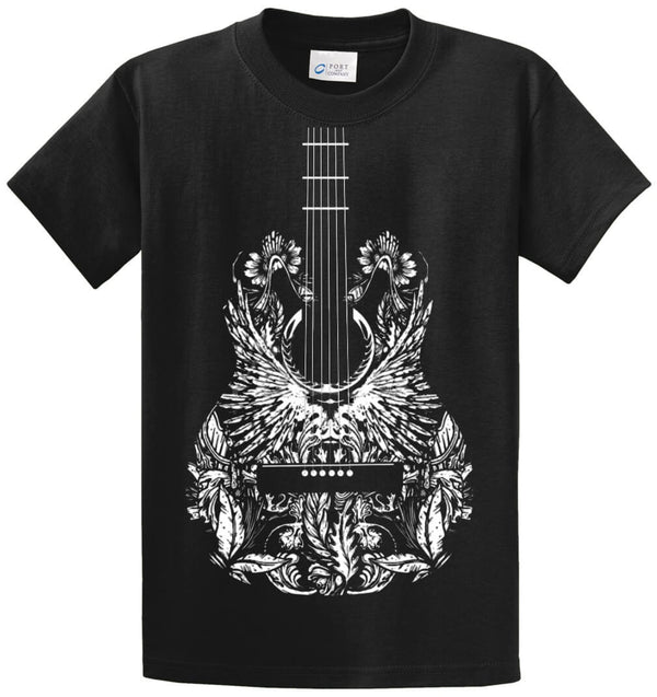 Bandana Guitar (Oversized) Printed Tee Shirt