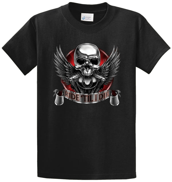 Ride Till I Die Printed Tee Shirt