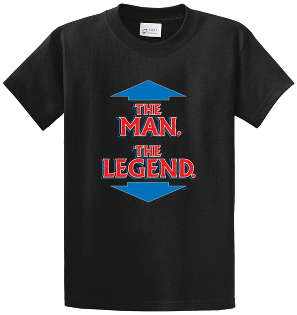 The Man The Legend Printed Tee Shirt