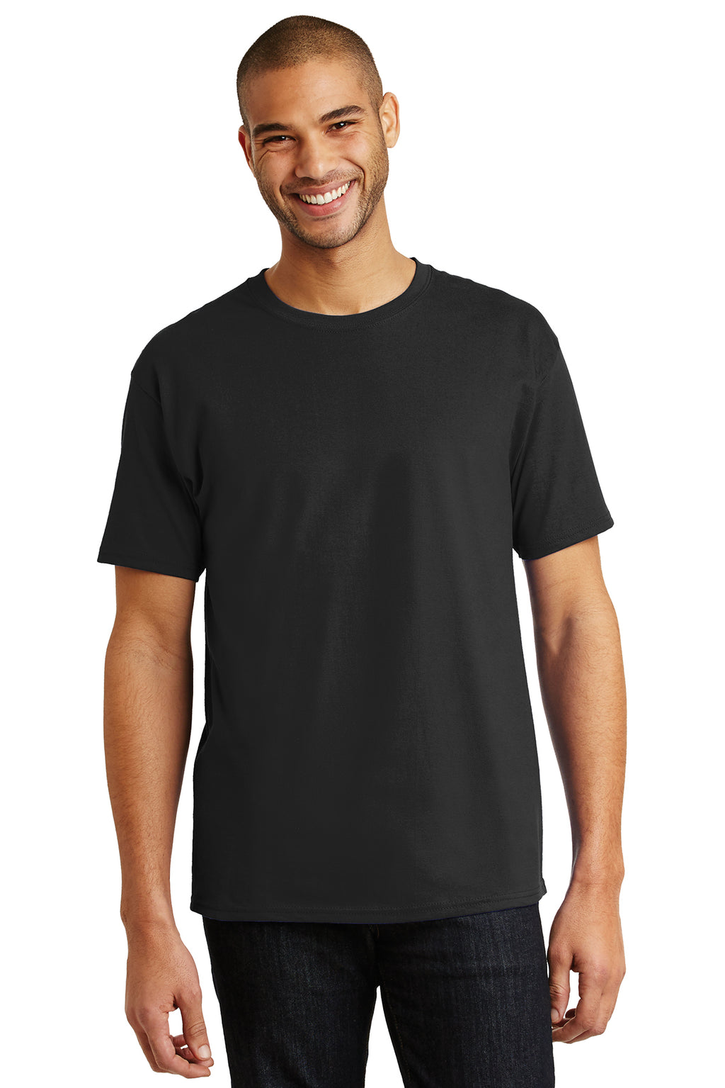 Hanes Heavyweight Cotton Crew Tee Shirt-7