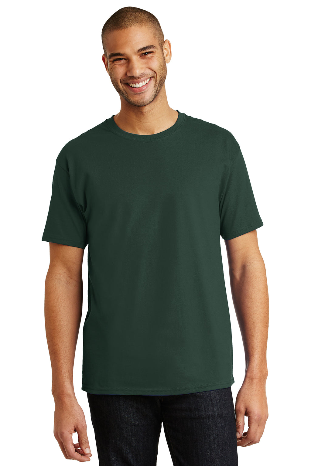 Hanes Heavyweight Cotton Crew Tee Shirt-6