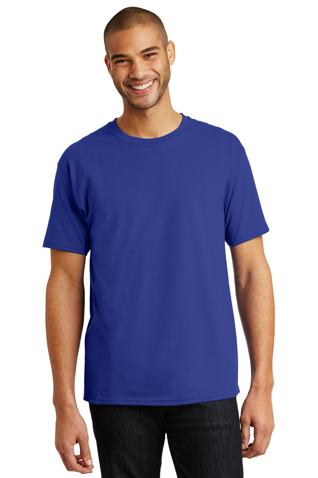 Hanes Heavyweight Cotton Crew Tee Shirt-4