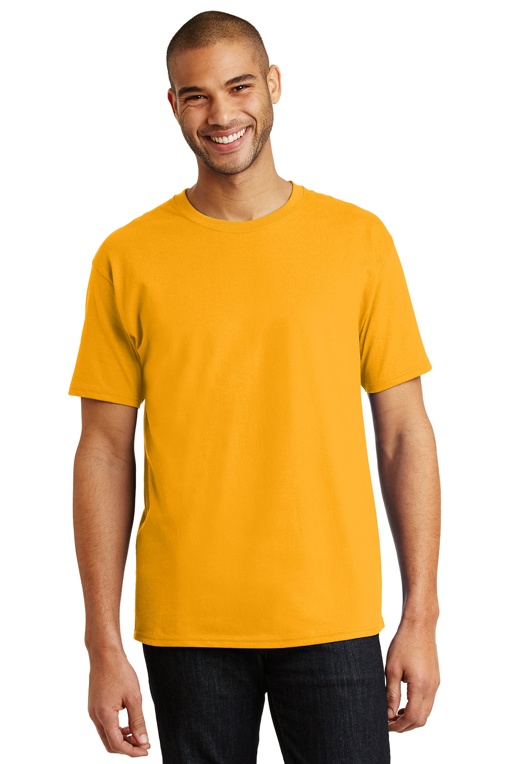 Hanes Heavyweight Cotton Crew Tee Shirt-3