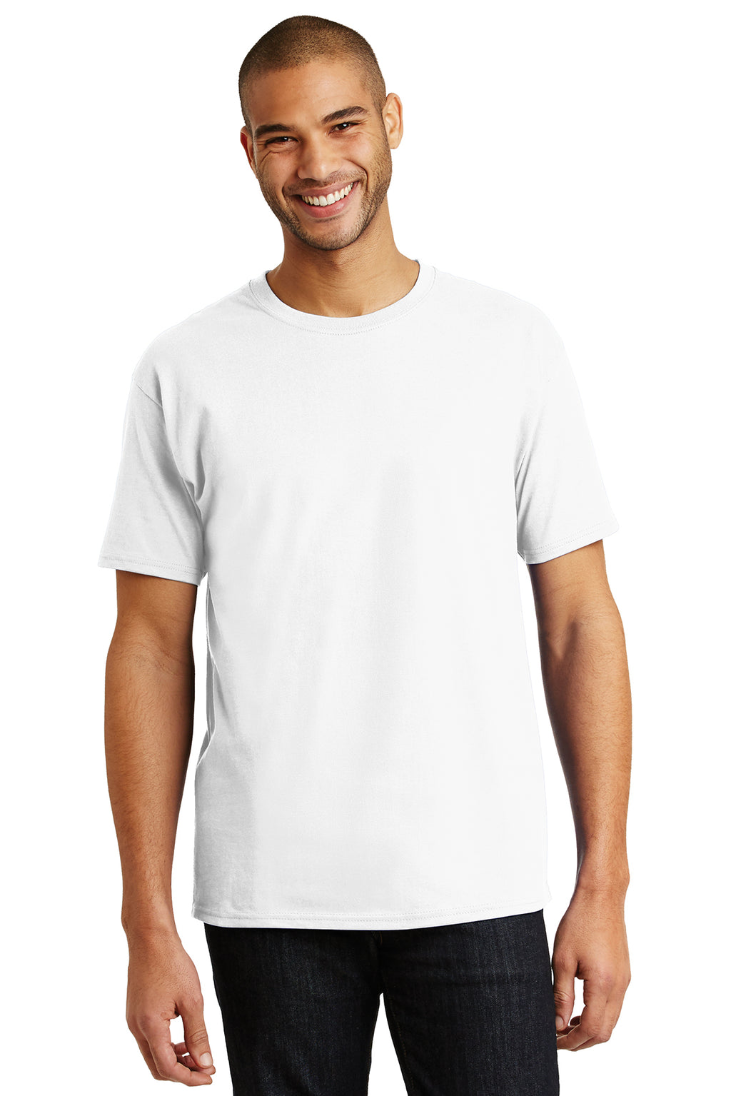 Hanes Heavyweight Cotton Crew Tee Shirt-8