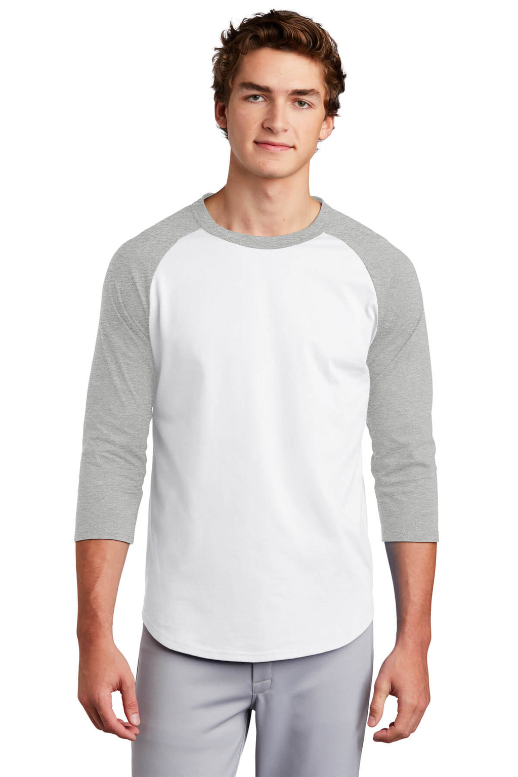 Sport-Tek Colorblock Jersey Baseball Tee Shirt-7