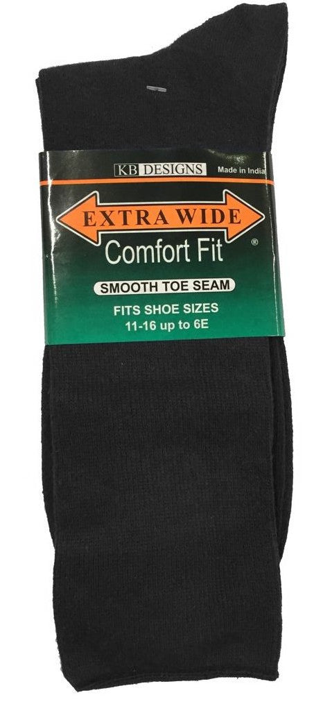 Men's Extra Wide Dress Sock-5