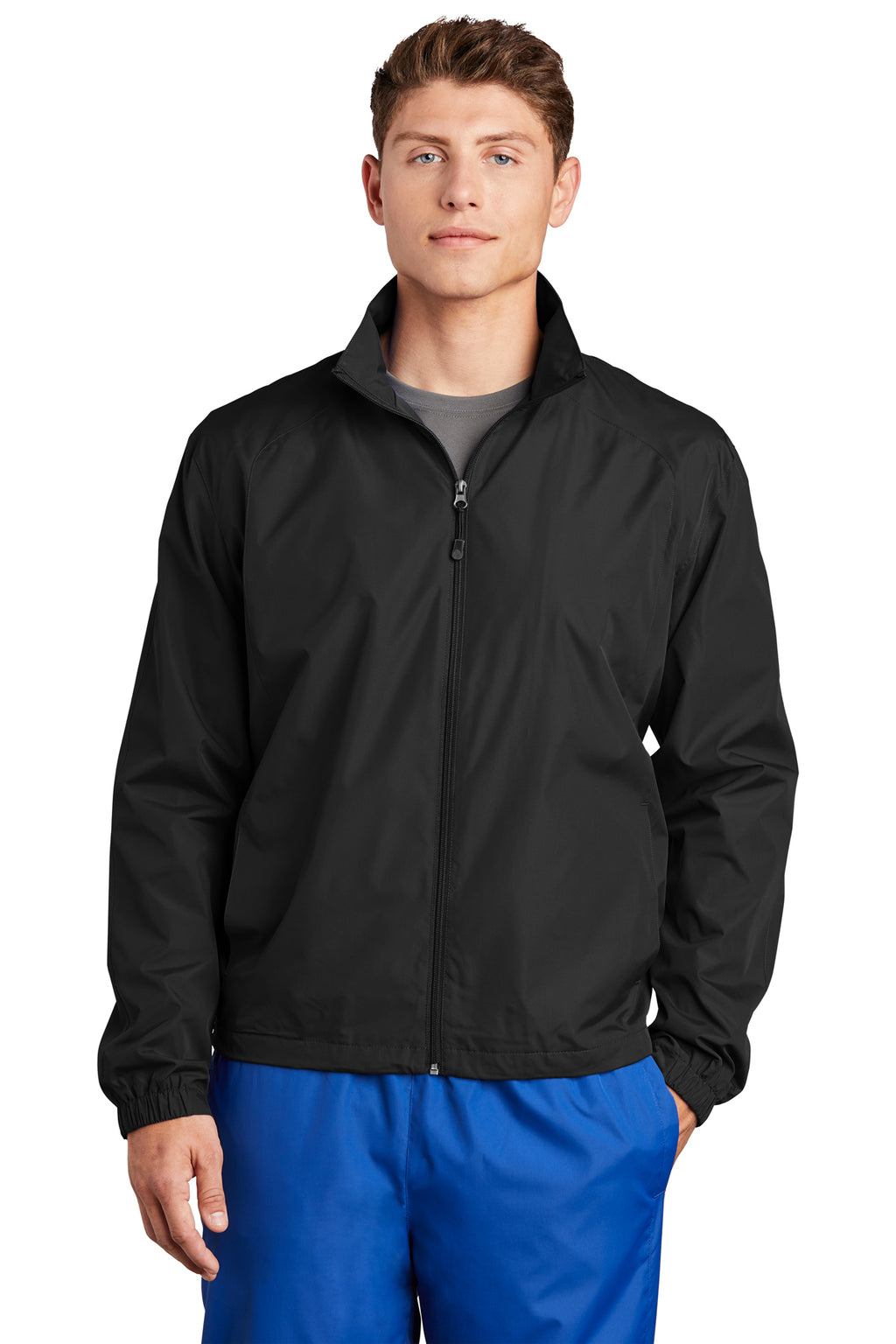 Sport-Tek Full-Zip Wind Jacket black