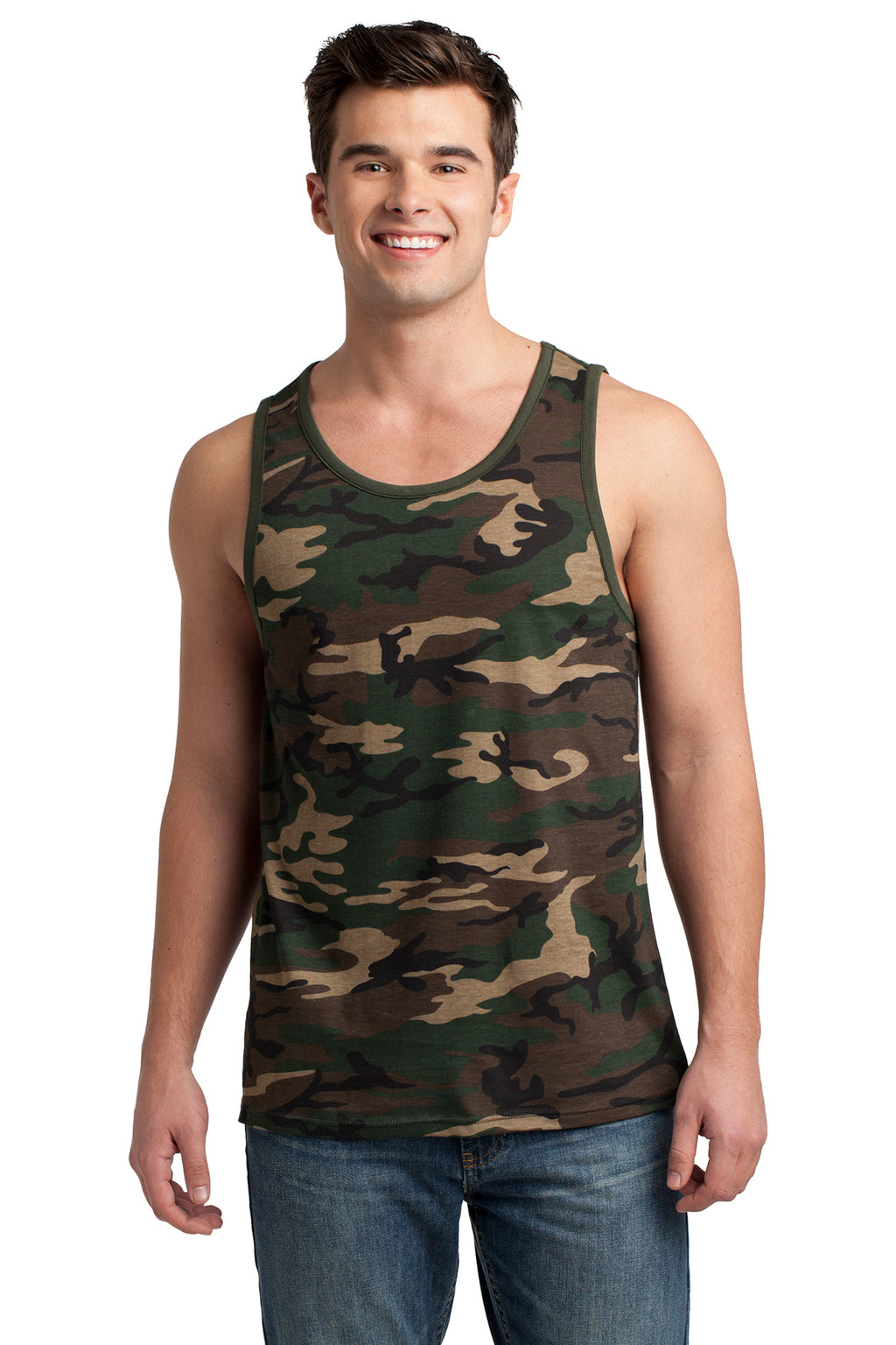 100% Cotton Ringer Tank Top Closeout-2