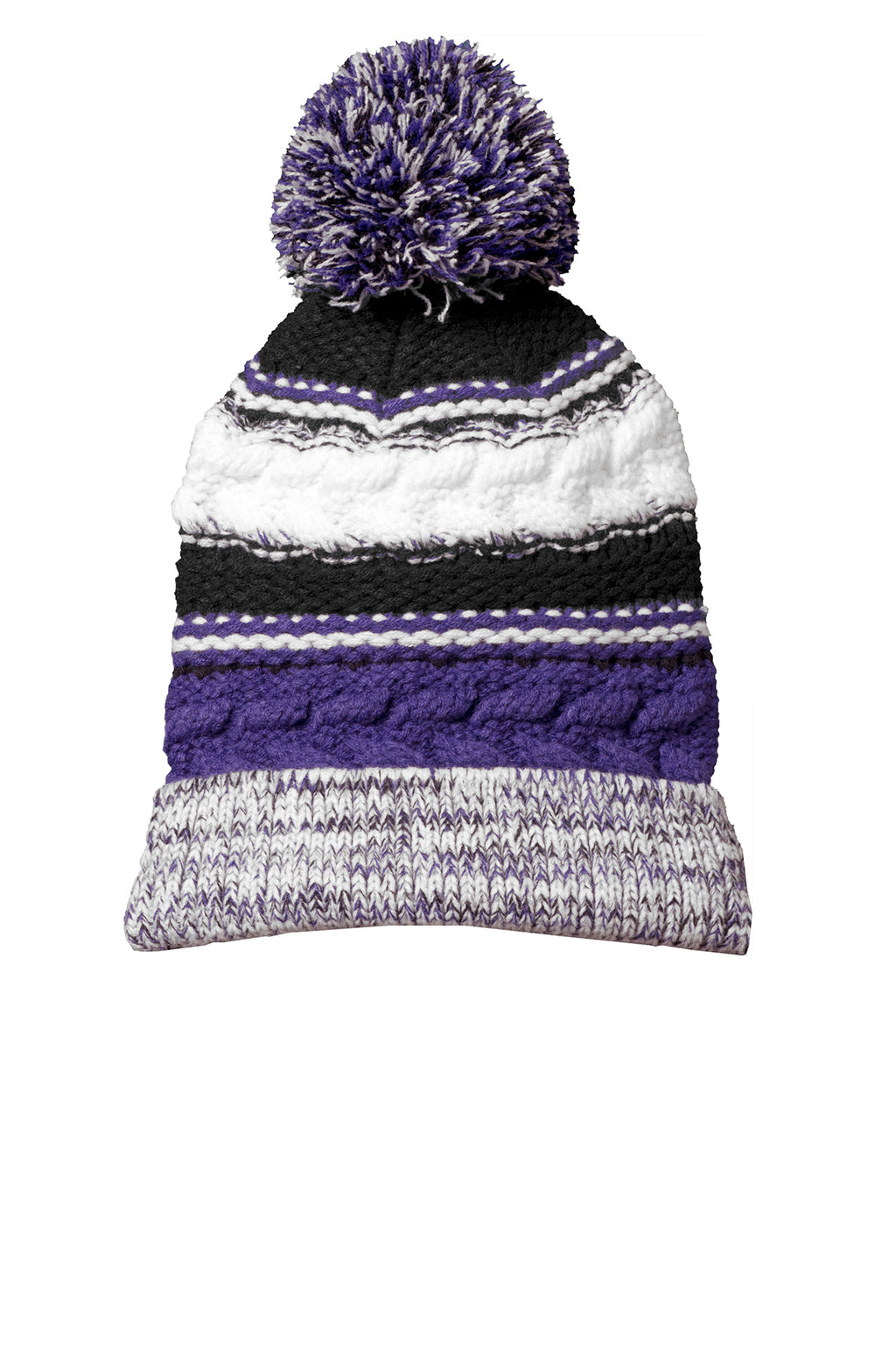 Sport-Tek Multicolor Pom Pom Beanie-5