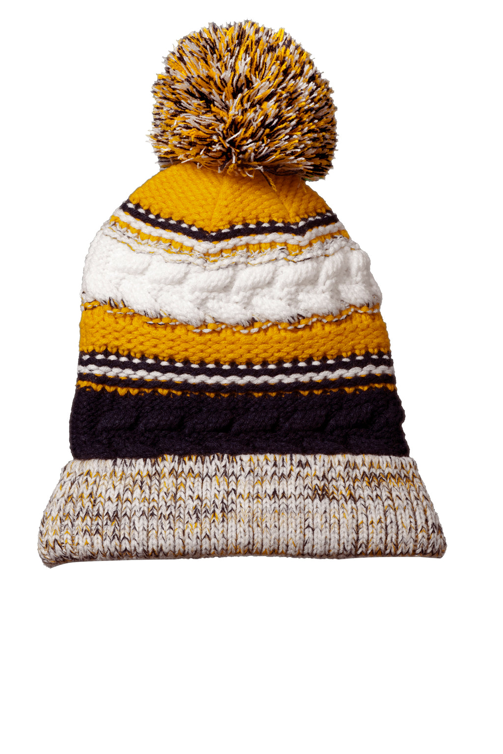 Sport-Tek Multicolor Pom Pom Beanie-6