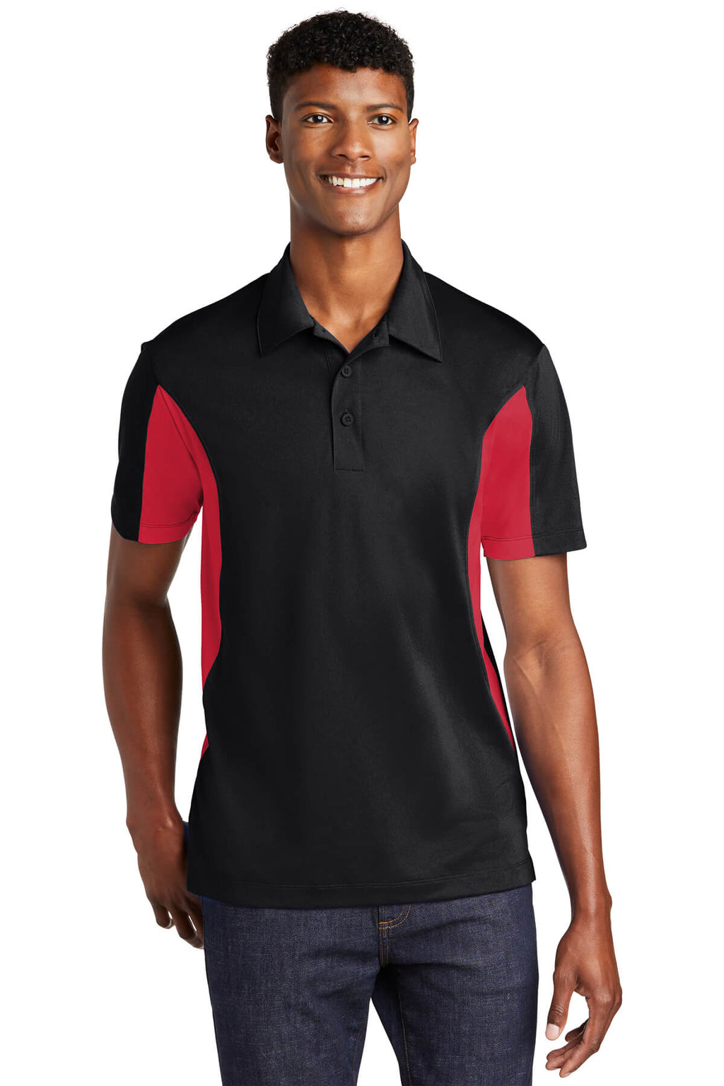 Sport-Tek Tall Side Blocked Micropique Sport-Wick Polo-3