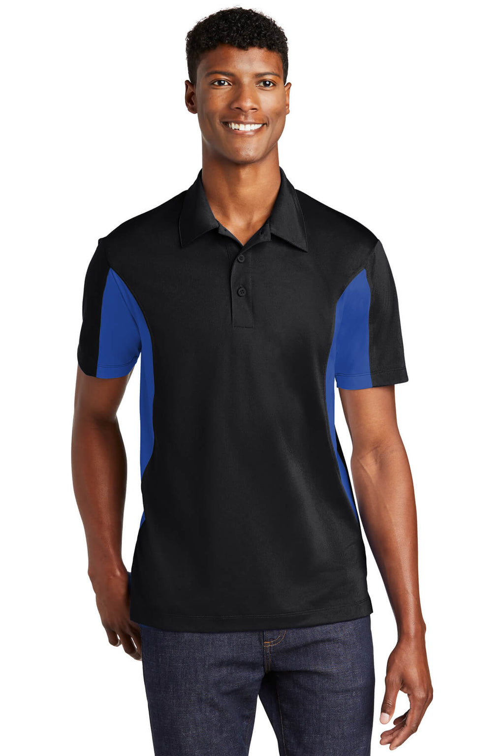 Sport-Tek Tall Side Blocked Micropique Sport-Wick Polo-4