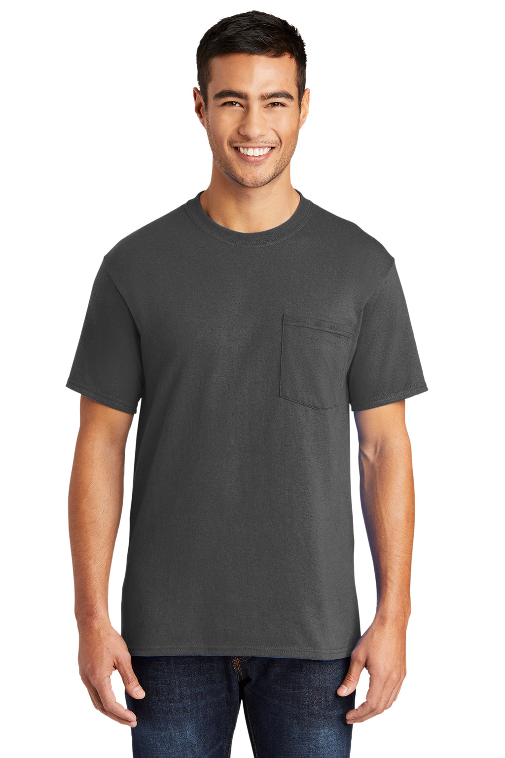 Big And Tall Pocket Tee Closeout-1