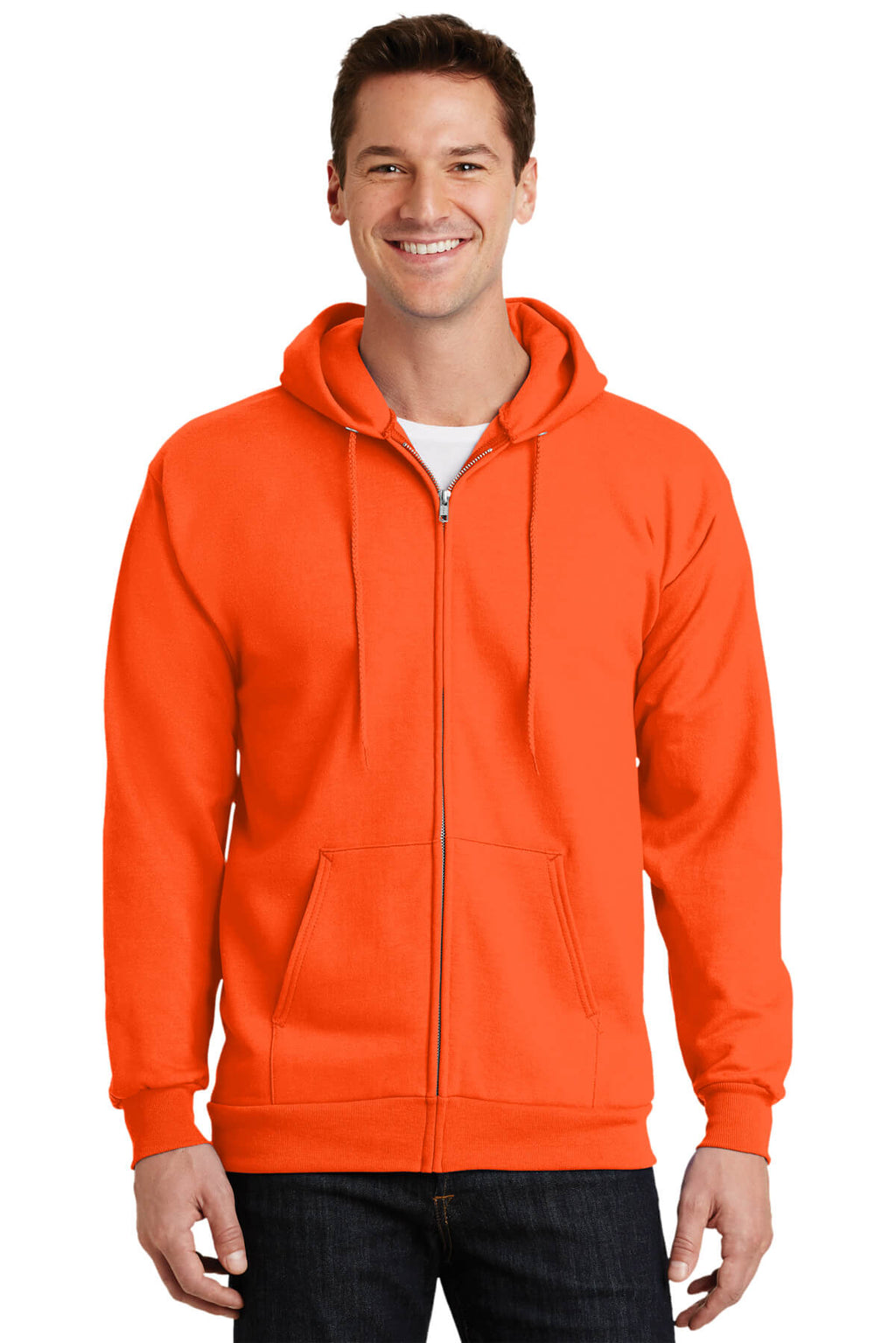 Port & Company Tall Ultimate Full-Zip Hooded Sweatshirt-8