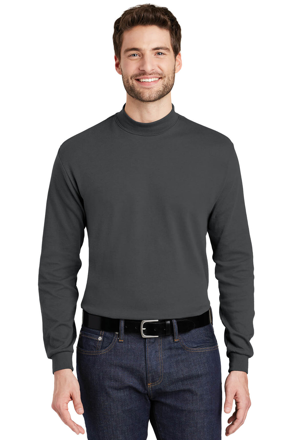 Port Authority Men's Long Sleeve Mock Turtleneck-3