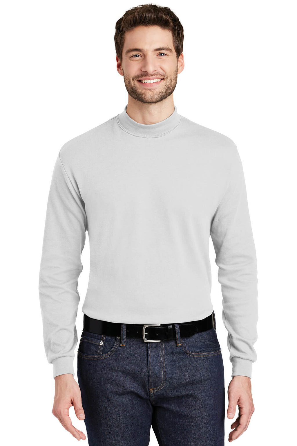 Port Authority Men's Long Sleeve Mock Turtleneck-4