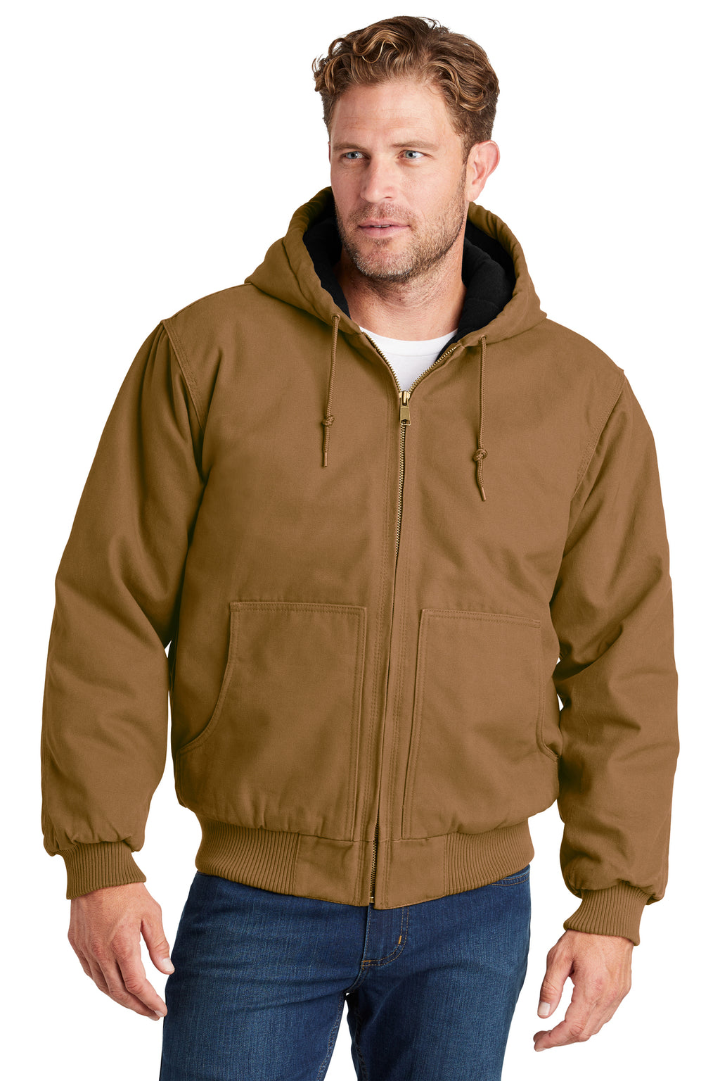Cornerstone Washed Duck Cloth Flannel-Lined Work Jacket-3