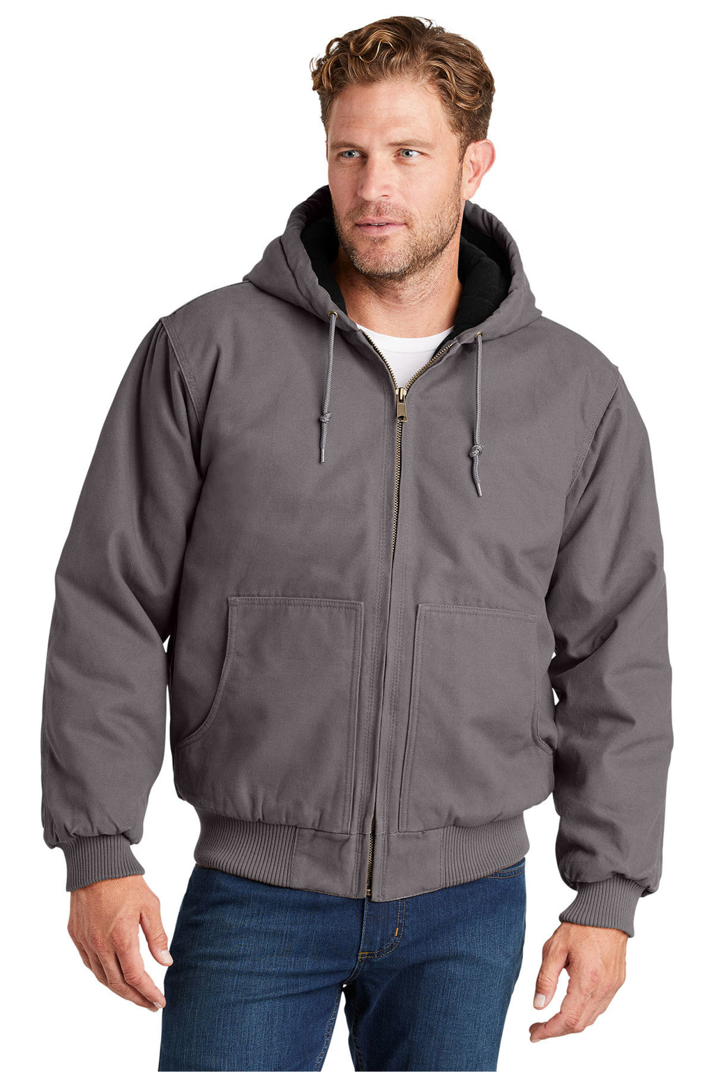 Cornerstone Washed Duck Cloth Flannel-Lined Work Jacket-2